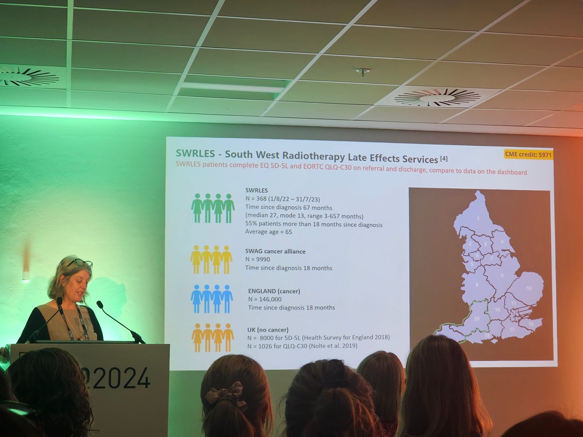 Fantastic first morning <a href="/ESTRO_RT/">ESTRO</a> #ESTRO24 today, including excellent talks by <a href="/DrLisaDurrant/">Late Effects Lisa</a> on late effects and QoL and our former student Grace Woods presenting her dissertation findings! Looking forward to the rest of the weekend! #ESTRO2024