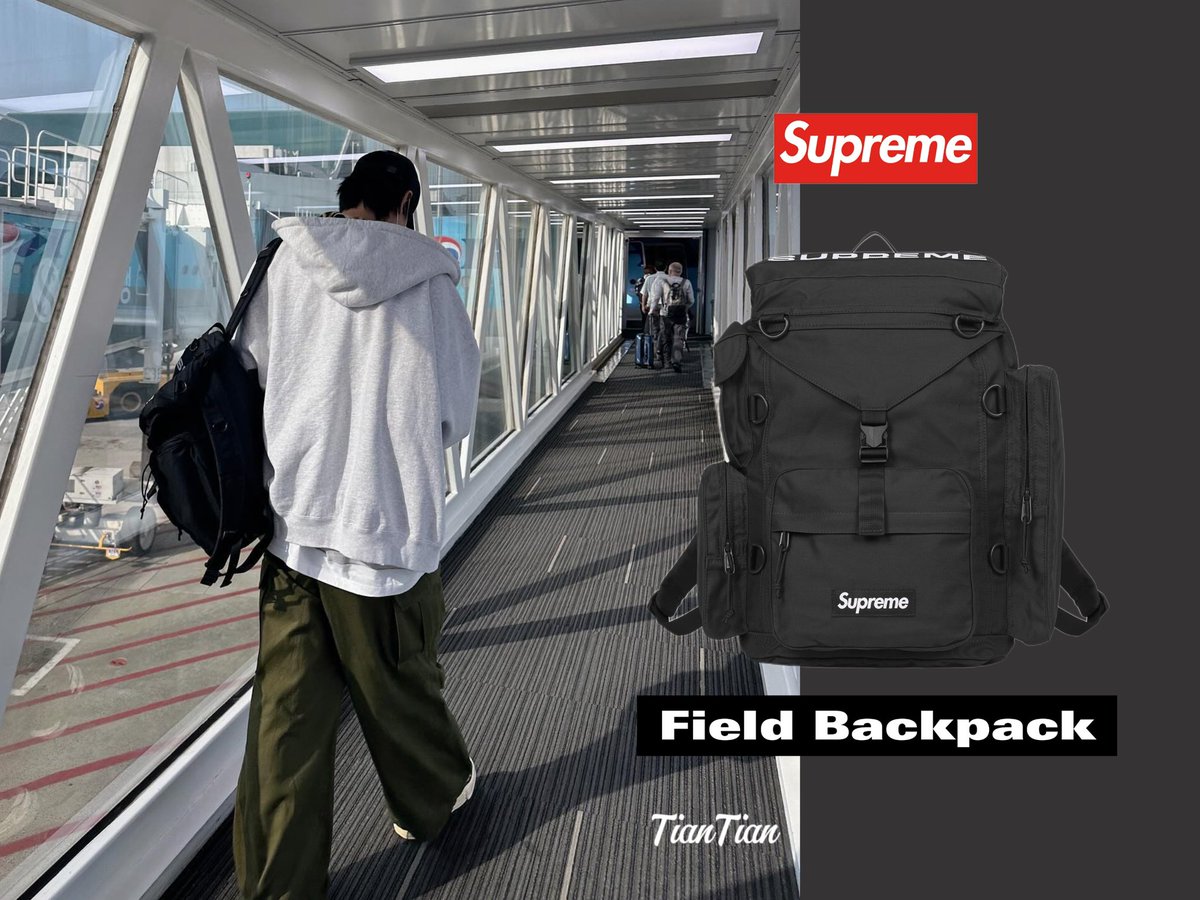 🎒 @supremenewyork field backpack

 #이민호 #LeeMinHo #イミンホ