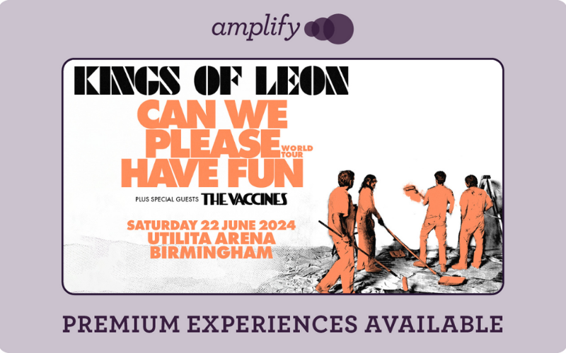 🤩 @KingsOfLeon are heading to Birmingham in just over a month's time! Why not make it a night to remember with a premium balcony experience? Enjoy a private entrance, extra-legroom balcony seats, access to a private bar and toilets from £95 👉 bit.ly/44p31zQ
