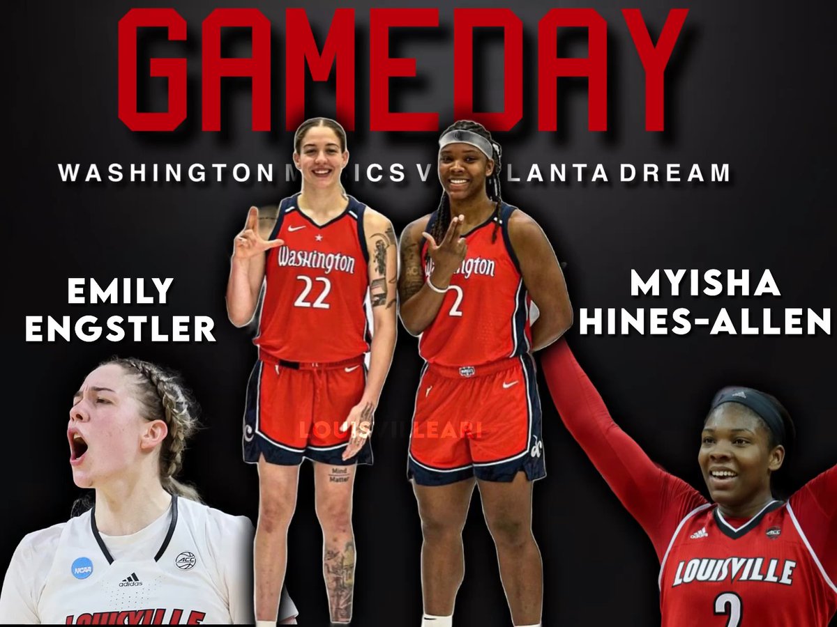 mystics gamedayyy! good luck to emily and myisha as they play the atlanta dream at 1 pm today!! #GoCards