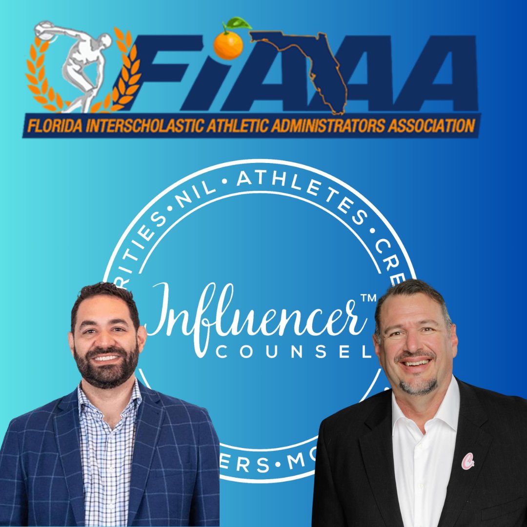 Looking forward to speaking at @FIAAANews today to the athletic directors in Florida as the @FHSAA looks at possibly passing some type of #NIL proposal for high school athletes.