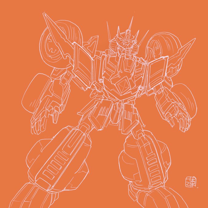 「looking at viewer mobile suit」 illustration images(Latest)