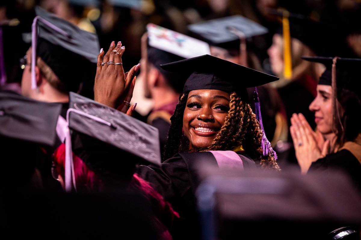 Congrats to our CMED and graduate students who crossed the commencement stage this weekend. We can't wait to see how you'll change the world for the better! #FireUpForever #cmichGraduation