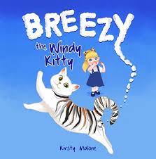 Brilliant childrens author visit this afternoon at Rutherglen Library from Kirsty Malone @kirstymichaela1 reading from her new book 'Breezy The Windy Kitty'