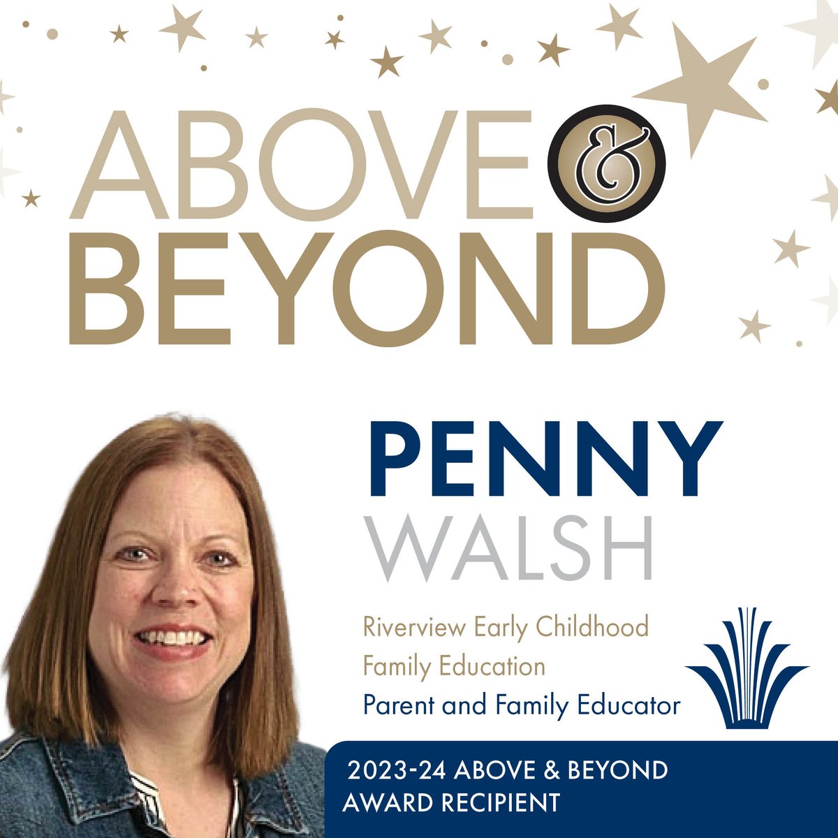 Congratulations to 2023-24 #AHSchools Above & Beyond Awards recipient: Penny Walsh! Walsh, an ECFE parent educator at Riverview Early Childhood Center, excels at building relationships with families and offering support to parents and children. Read more: bit.ly/49DvBOM