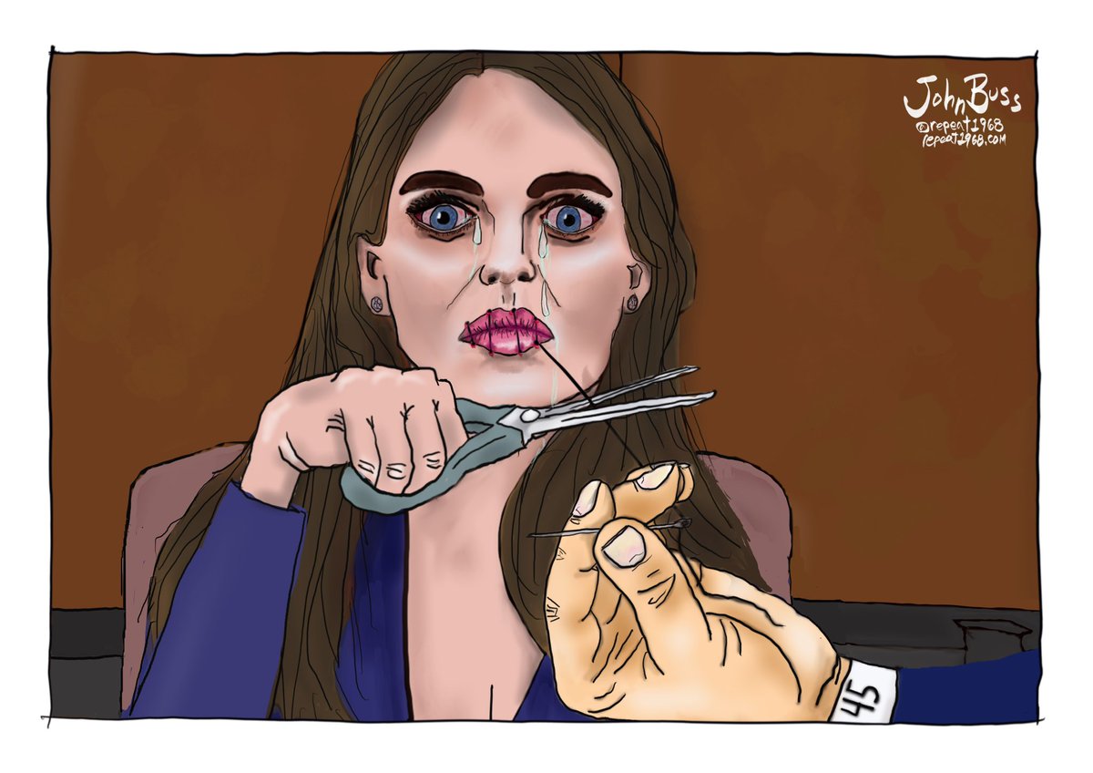 Poor Hope Hicks, being a trump loyalist is hard these days. #TrumpTrials
