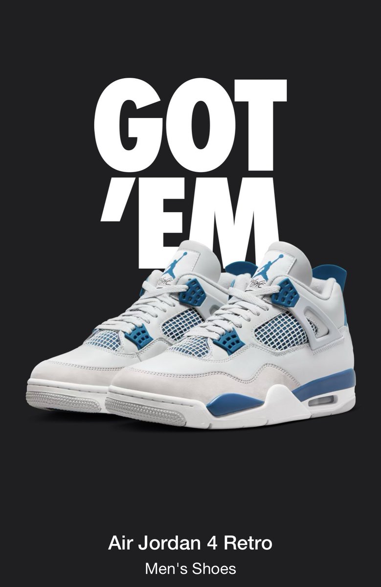 Hand to heart this is the first W on SNKRS in my life