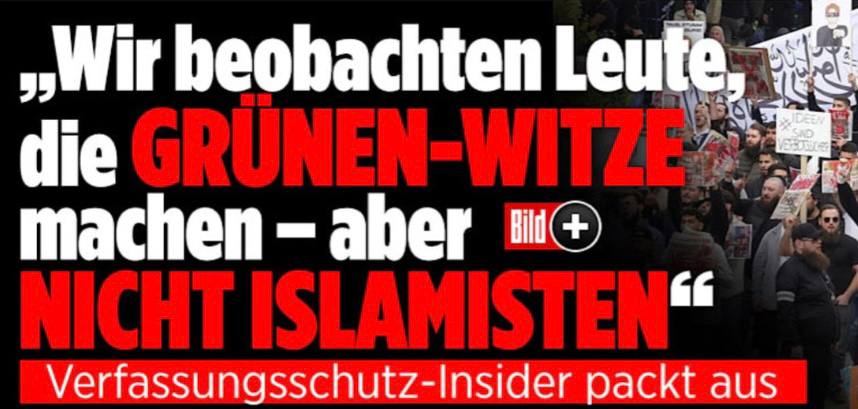 „Ironisch merkt der Geheimdienstler an: „Wir sollen Leute beobachten, die schlechte Witze über Grünen-Politiker machen. Und für Islamisten fehlen dann die Mitarbeiter und die Zeit.“ m.bild.de/politik/inland… t.me/Rosenbusch