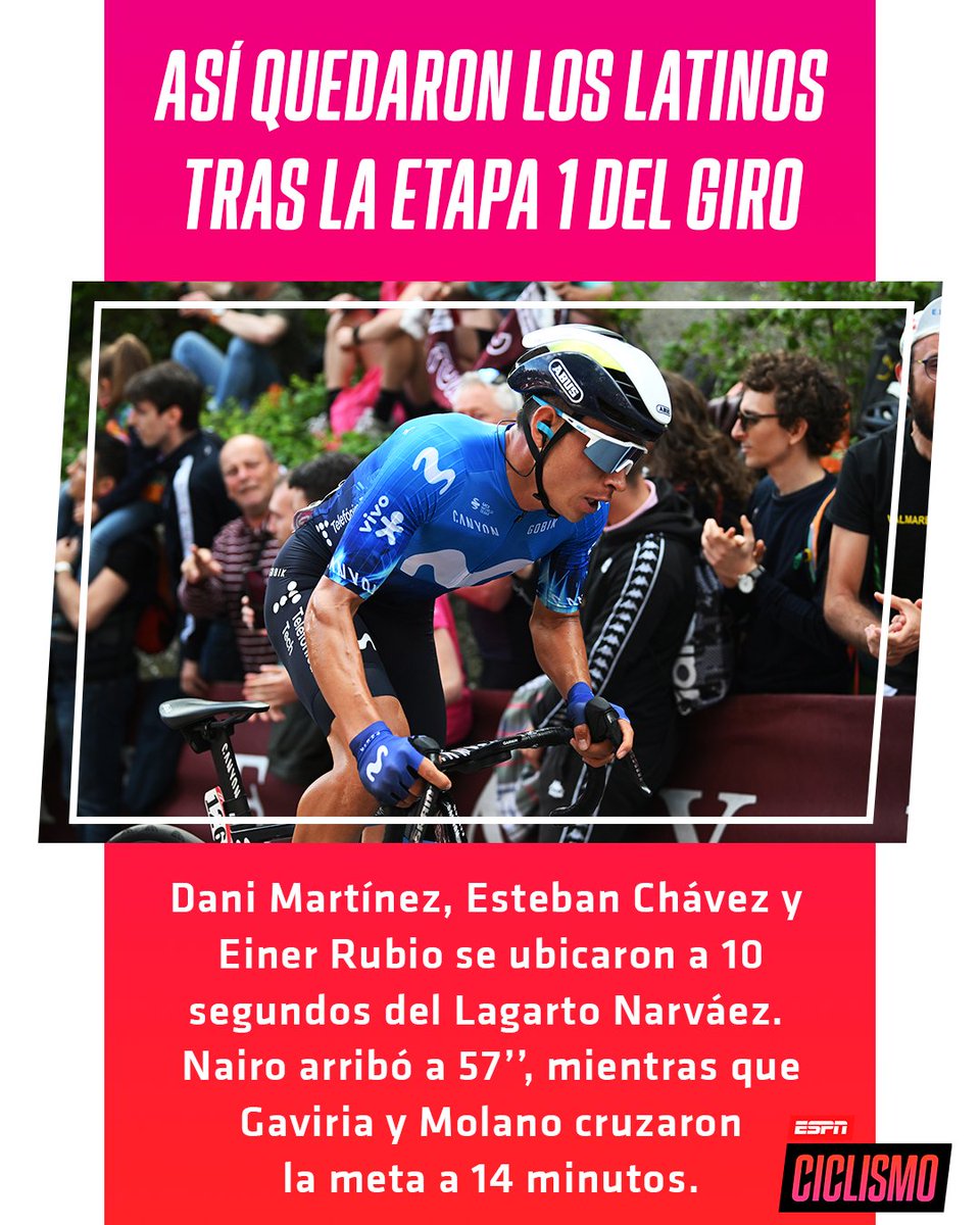 Sigue a los latinos en el #GiroDeItalia 🤩