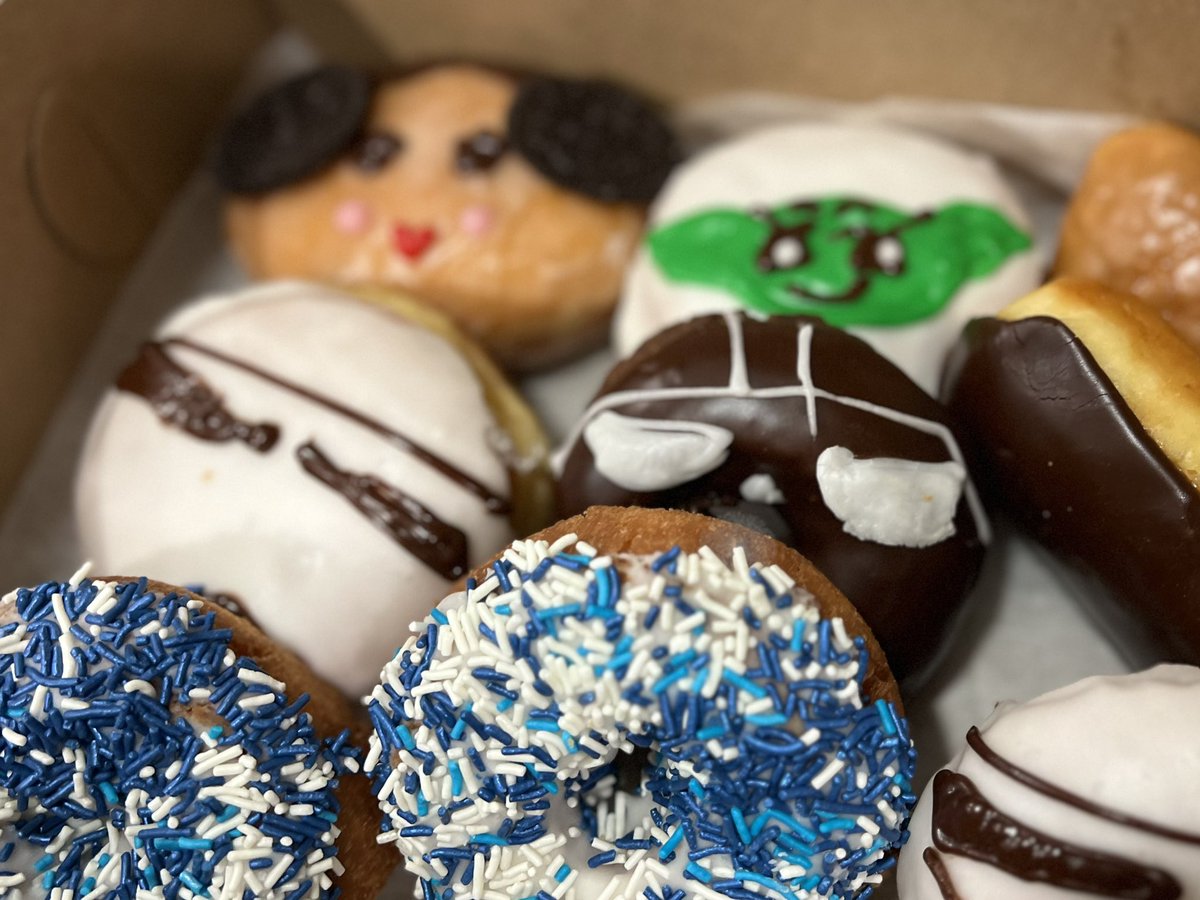 Picked up Star Wars donuts 🍩 Happy #MayThe4th to all! 💫