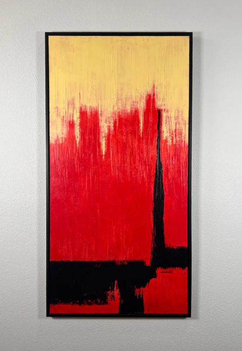 🏳️‍🌈 ❤️ 🖼️
#WadeSiscoGallery #PalmSprings #ArtworkOfTheDay :
Roberto Amaral
Red Metropolis, 2021
#Acrylic and #Gesso, 48' x 24'
#Geometric #Abstract #Expressionist #Color Field
Collect it here:
buff.ly/4blgYB2 
.
#ArtForSale #OriginalArt #ContemporaryArt #ArtCollectors