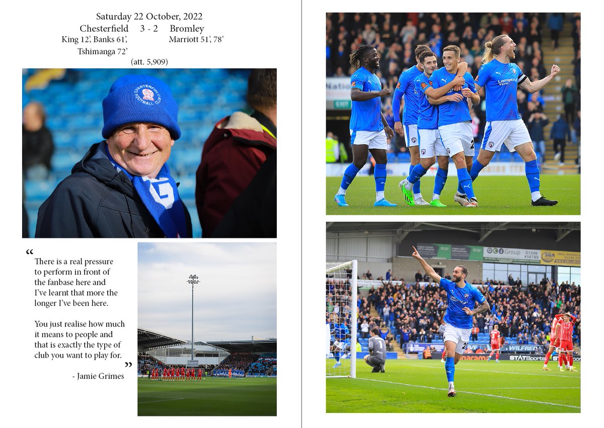 Some exciting news! For ages now me and @MichaelSouthPh1 have been working on a book of his photos and my podcast quotes to chart Chesterfield's National League years. It's ready in early June and pre-sale is open now at the following link. thenationalleagueyears.bigcartel.com