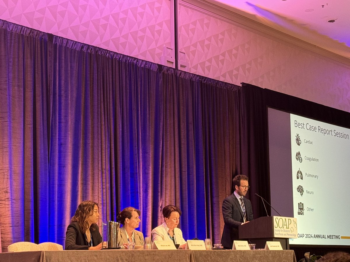 ruthi_landau's tweet photo. #SOAPAM2024 

The #BestCaseReport session moderated by @JohnJK2016 with wonderful panelists @AllisonLeeNYC @AliciaTDennis   @CallyHoyt

The best cases with clinical pearls https://t.co/d5RebIsQoo