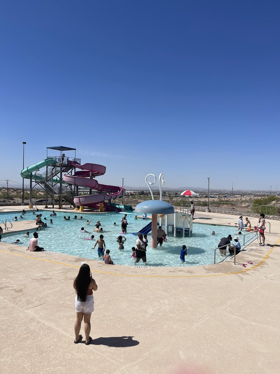 Great day for a swim, have fun and connect. #MilitarySummerSplash @SSanchez_MS #TeamSISD