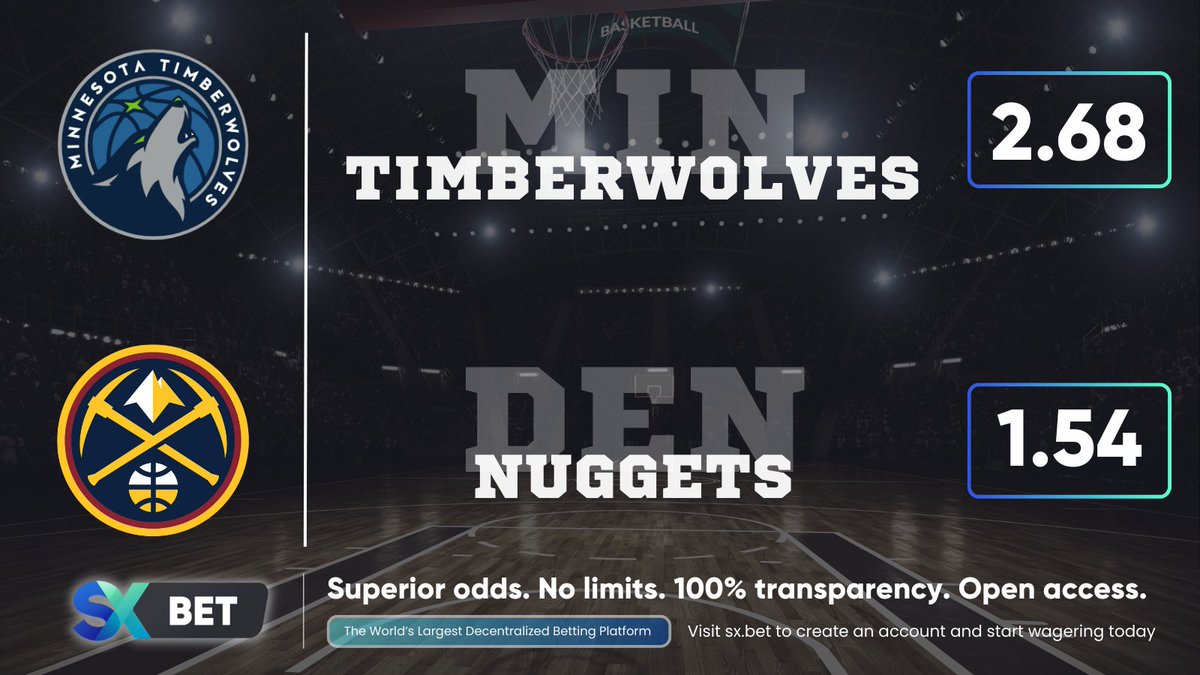 The Timberwolves and Nuggets kick-off the second round of the #NBAPlayoffs tonight after steamrolling their first round opponents. 🏀 We should be in for an exciting series, who's taking it and in how many games? Bet now 👇