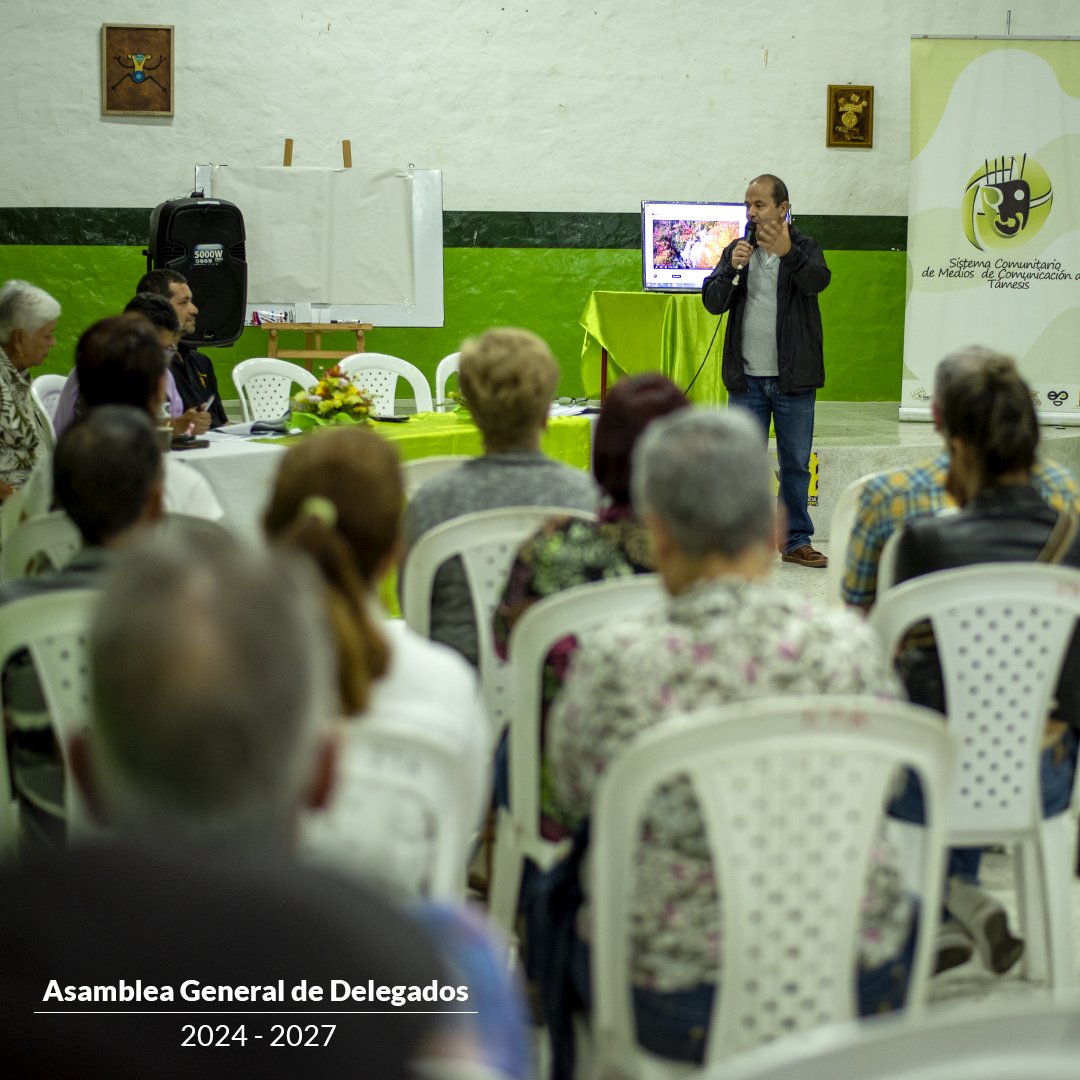 TamesisTeve's tweet photo. Se llevo a cabo la primer Asamblea General de Delegados del periodo 2024 – 2027, donde se eligió la nueva Junta Directiva que velará porque la empresa de los tamesinos siga prestando servicios de calidad a los habitantes de la región. #contandoloquesomos https://t.co/uqNx8VnTwT