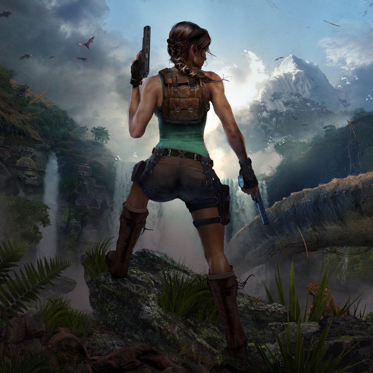 Exciting news from #TombRaider! Dmitri Johnson revealed plans for animation, live-action film & TV, plus a trilogy of Unreal 5 games. Assets from games might even speed up live-action production!