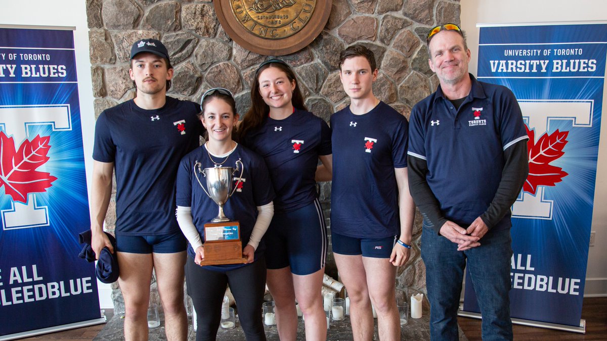 Varsity_Blues's tweet photo. The Cup stays in Toronto! 🌊
U of T Rowing wins the Stevens Cup for a second straight year in renewed rivalry series 'The Challenge' with McGill.
🗞️: https://t.co/nlRDuRhHyL
WE ALL #BLEEDBLUE | #WeAreTO https://t.co/2o3jT1ocVq