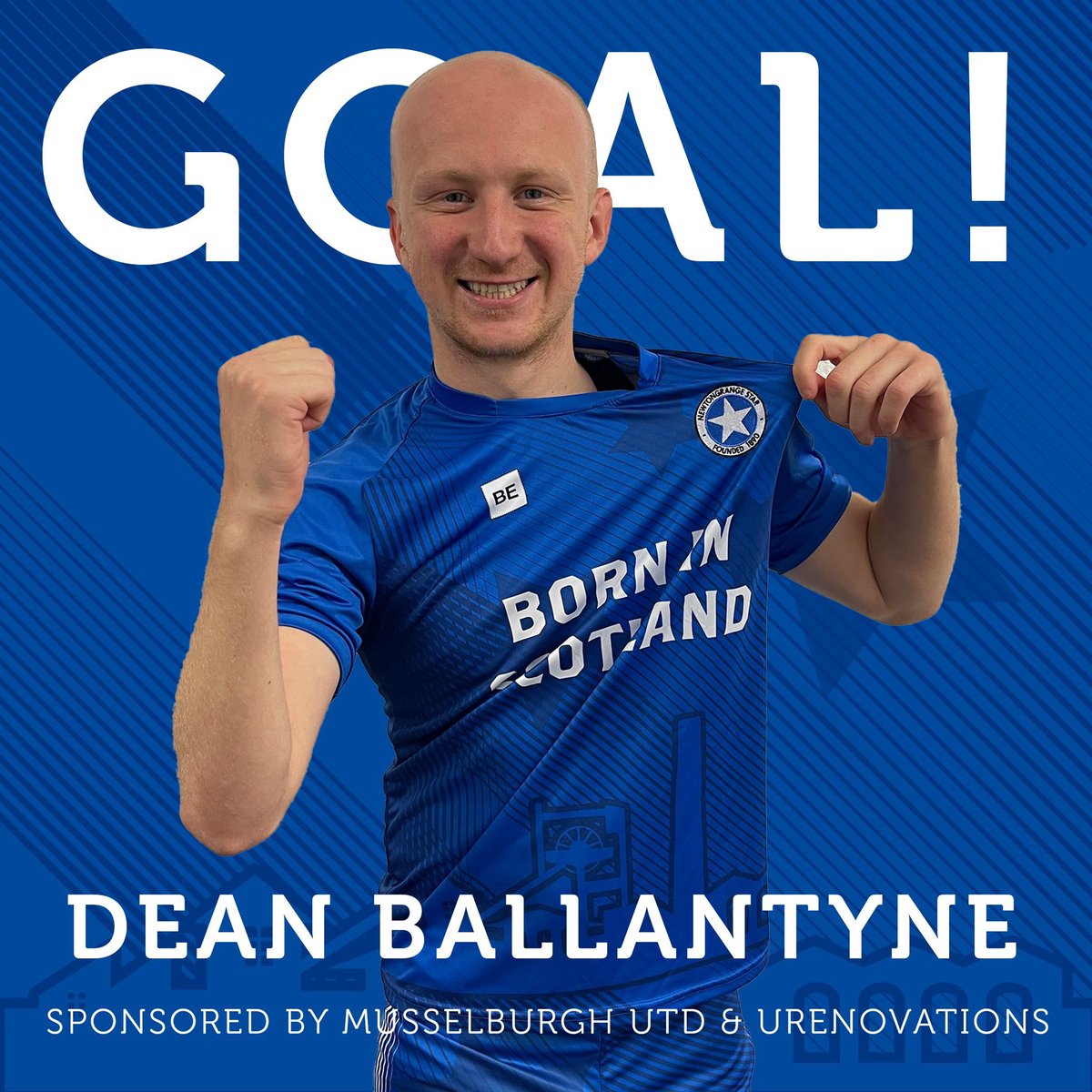 Opening goal of the game scored by @DeanBallantyne @BlackburnUnited 0 Star 1