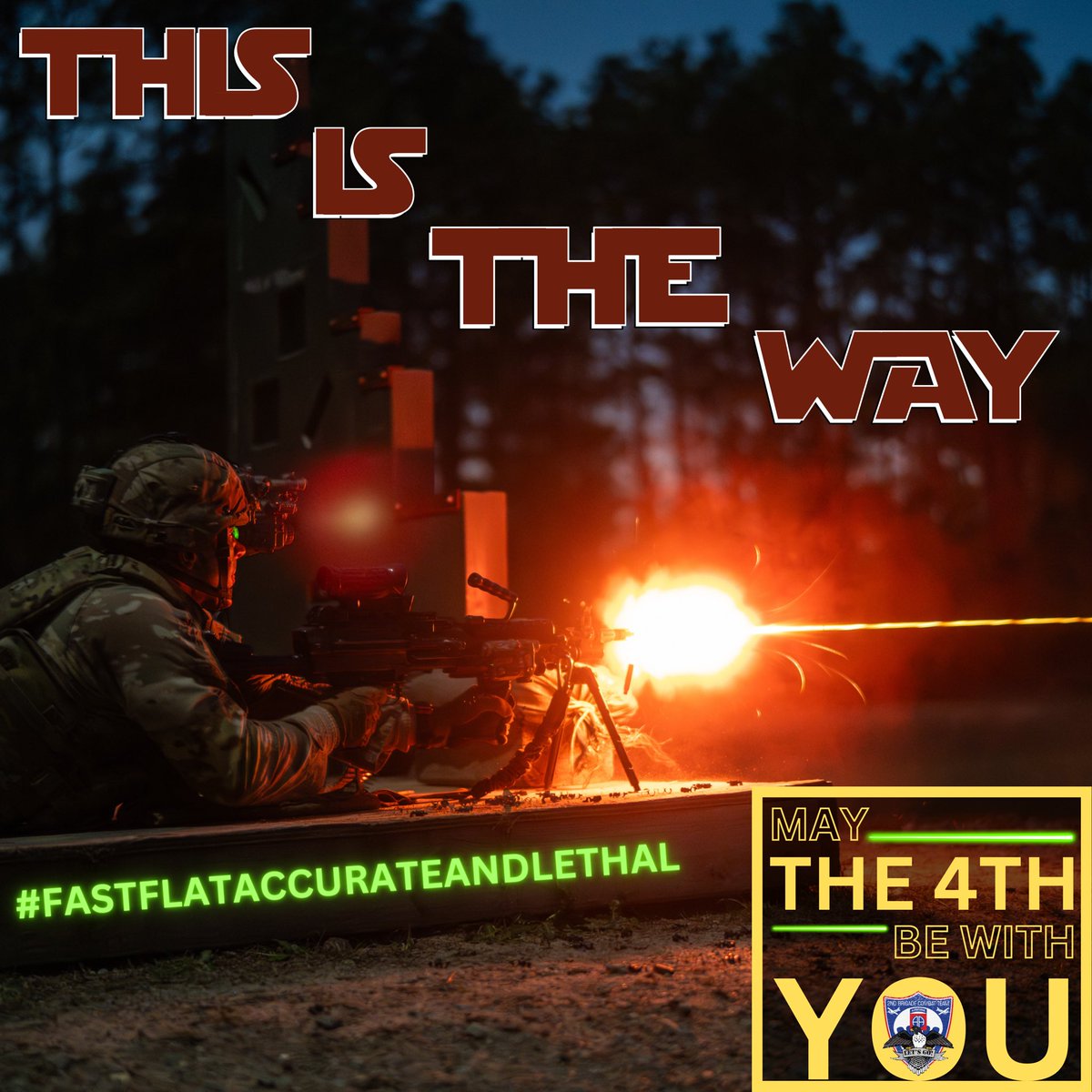 😎 #MayThe4thBeWithYou

LET’S GO! 

#FastFlatAccurateandLethal #FalconBrigade #BeAllYouCanBe #AlwaysReady #AATW