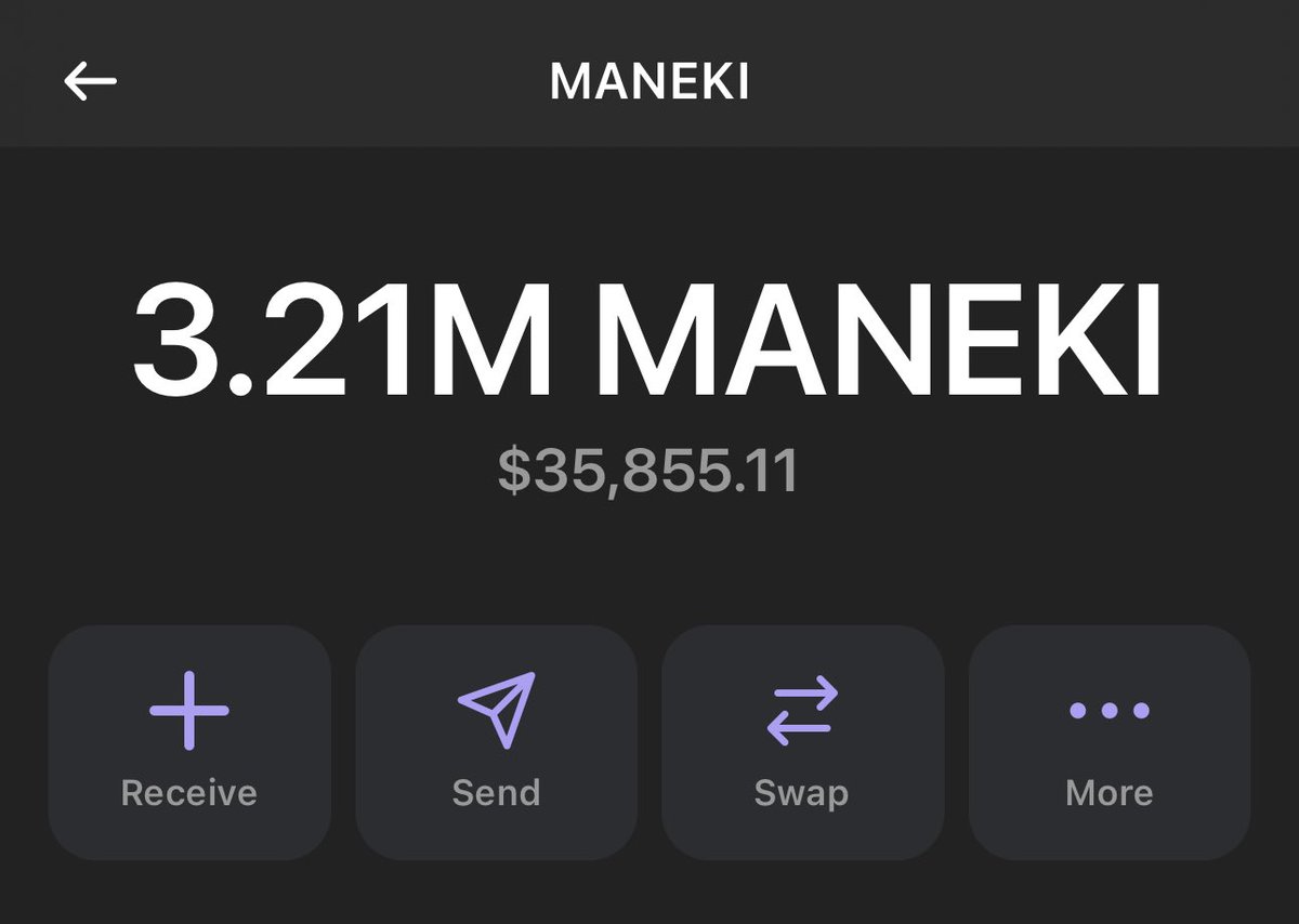 Ready for what to come for $MANEKI @UnrevealedXYZ 10x from here is possible. Hope you bought some bags