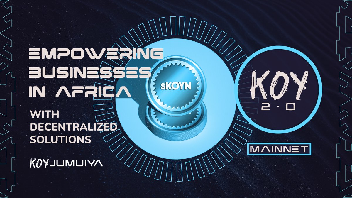 The Rationale behind KOY 2.0

KOY 2.0 is a strategic advancement that empowers businesses of all sizes to leverage the full benefits of decentralization. 

Deploying dApps on this platform becomes easier, unlocking new levels of efficiency and security. ⬇️

#KOYv2 $KOYN