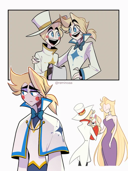 Family
 #HazbinHotelOC #remiOC 
#HazbinHotelLucifer #HazbinHotelMichael 