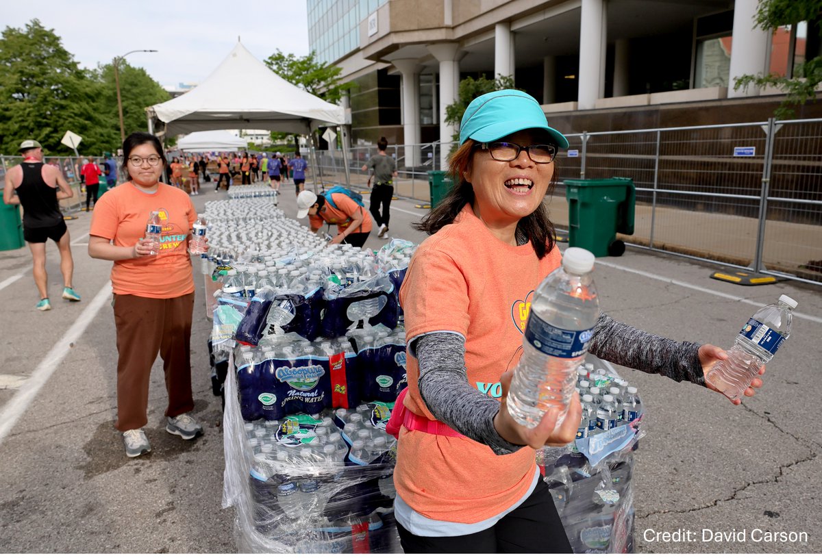 Cheers to Absopure, the Official Bottled Water of GO! St. Louis, for keeping our participants hydrated from start to finish during the Greater St. Louis Marathon! 💧🏃‍♀️🏃‍♂️ Looking to keep your home and office stocked with quality hydration? 👀 Then choose Absopure! 🚚