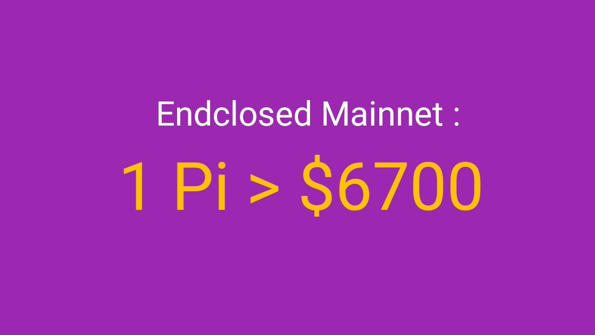 1 Pi  =  $6,700  after  Open  Mainnet
Do  you  agree ?

@PiCoreTeam @limewire #PiNetwork #PiCoin