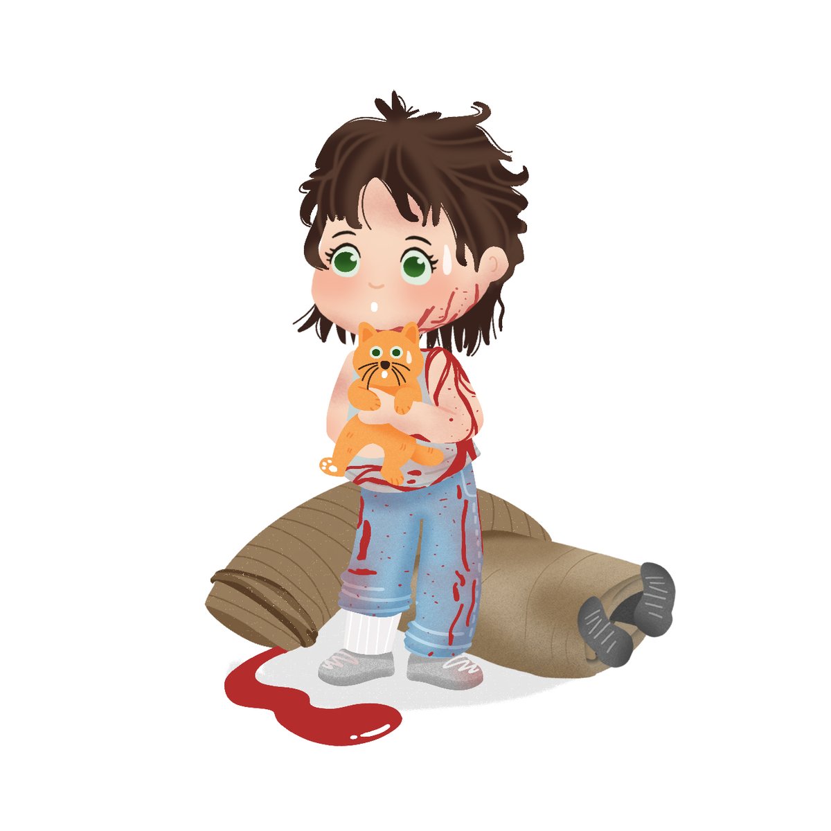 Before and after watching Love Lies Bleeding 🩸 ps: Lou being the best pet mom 🥹