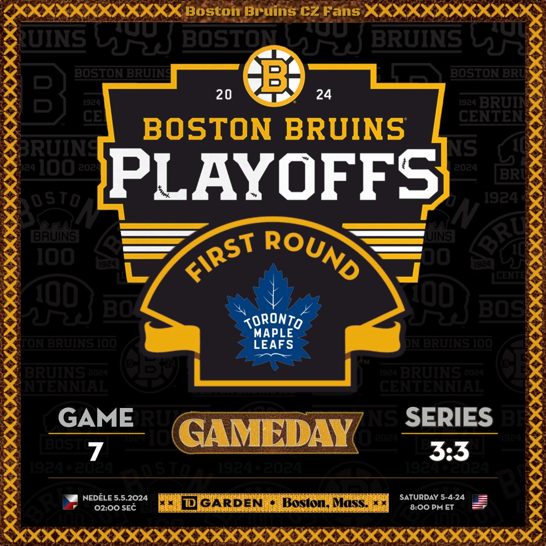 Last of the first round or last of the season?

LET’S GO BRUINS !!!
🖤💛🐻💛🖤

#NHLBruins #nhlplayoffs2024 #bruinsfamily #bostonbruinsCZfans #bruins #bostonbruins #nhl #hockey #hockeylife #Gameday #centennial