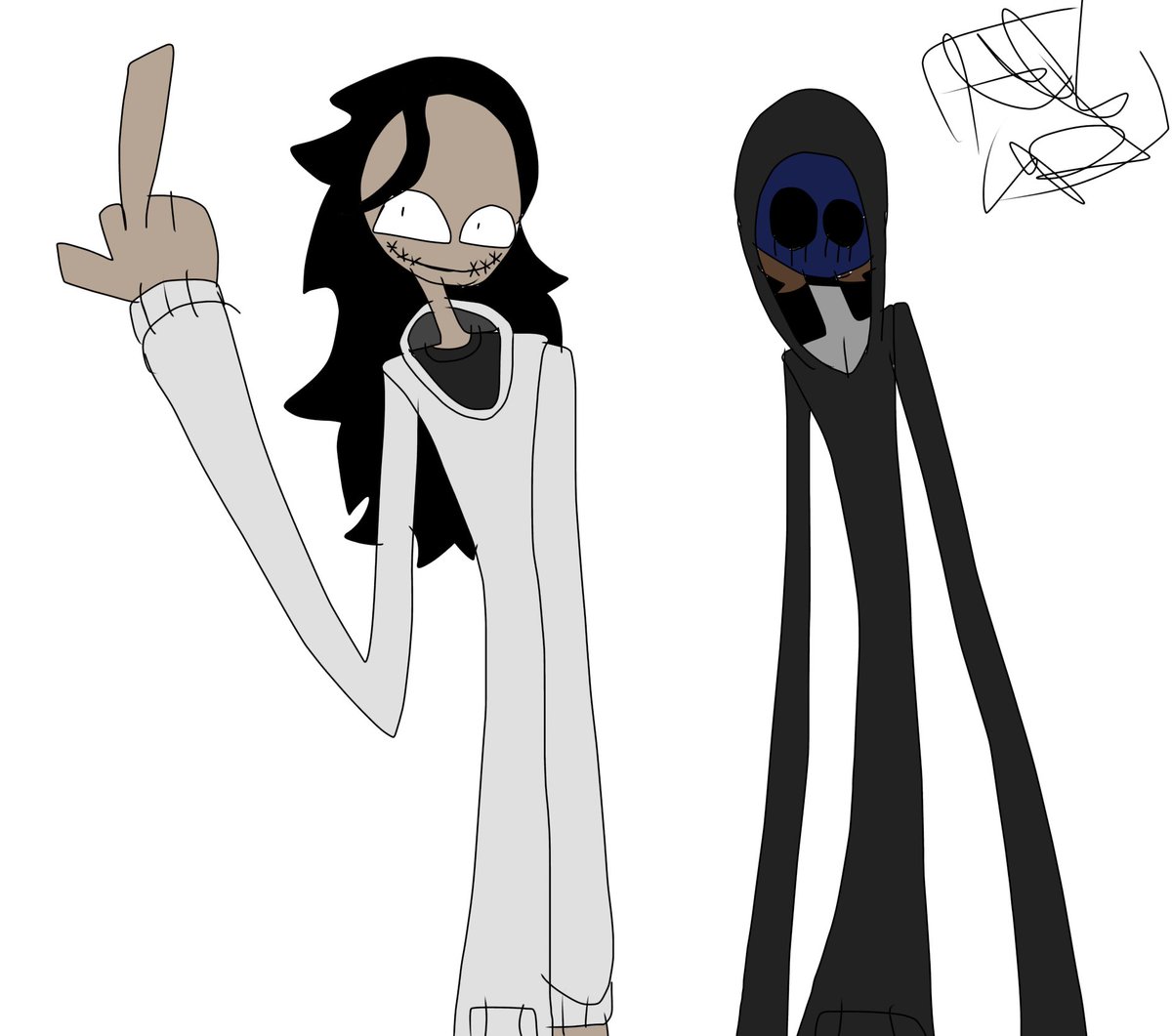 The Duo 

#CreepyPasta #JeffTheKiller #EyelessJack