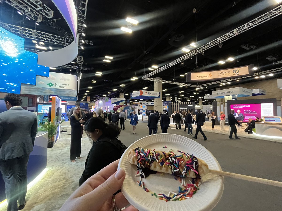 Free Breakfast of champions at #AUA24 exhibit hall 
#WaffleOnAStick