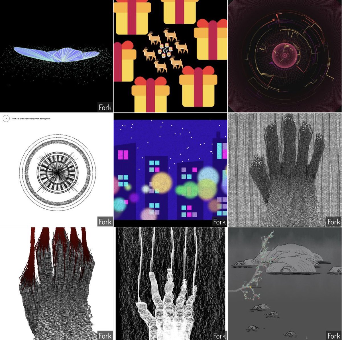 Midterm project presentation of the generative art class I’m teaching at NYCU institute of applied arts. Students’ works are amazing.