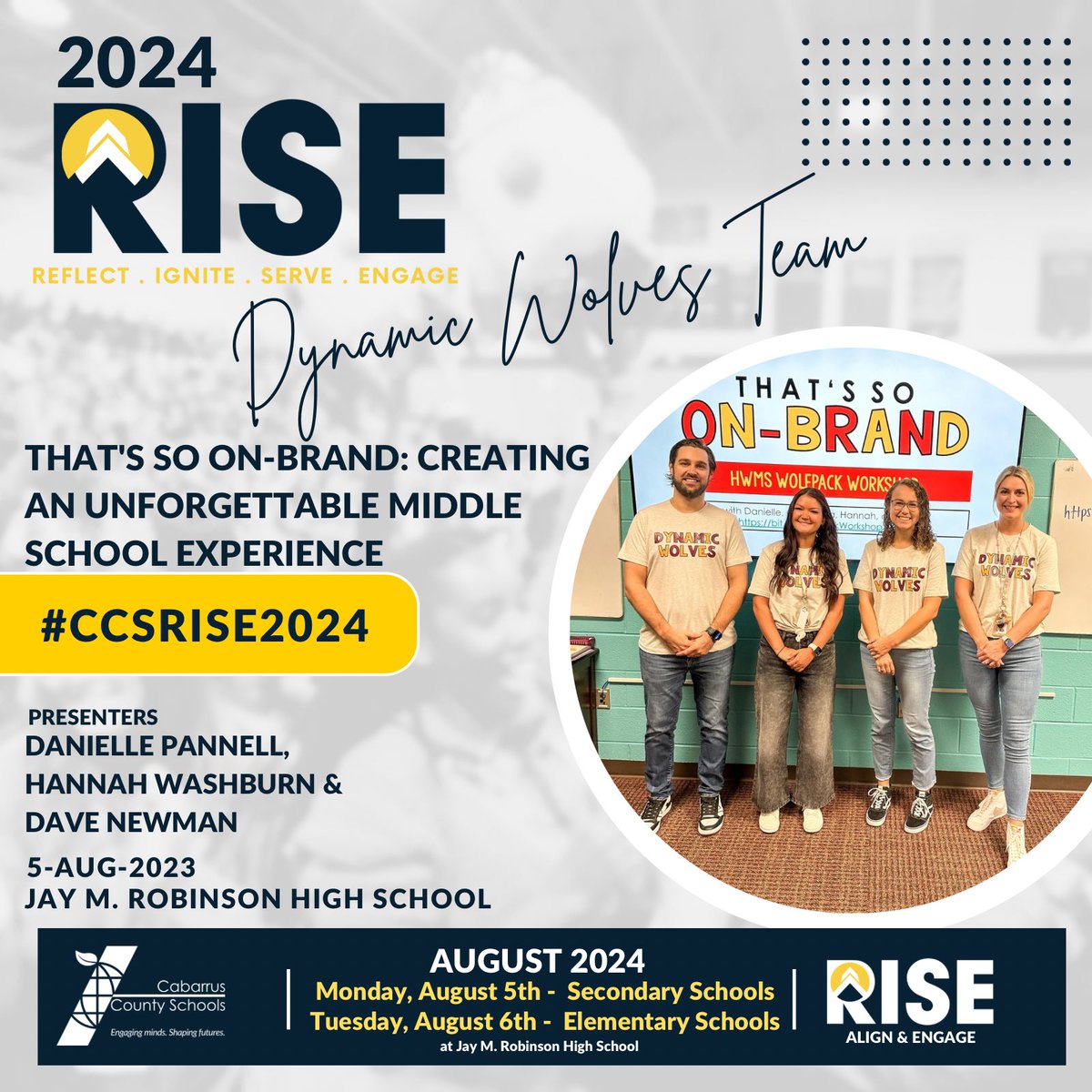Excited to present at RISE 2024! #CCSRise2024 #RunWithThePack 🐺