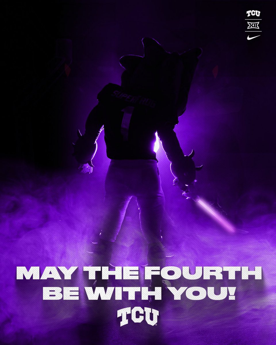 May the Fourth be with you!

#BleedPurple | #GoFrogs
