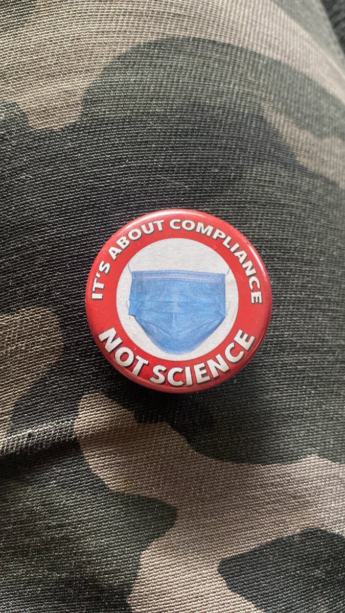 FUN FACT FLASHBACK When we were told we should mask up to protect ourselves and it was still voluntary, as they eased toward totalitarianism, I spent $400 dollars of my own hard earned money and got these to hand out for free. The term is now more relevant than ever!!!!!