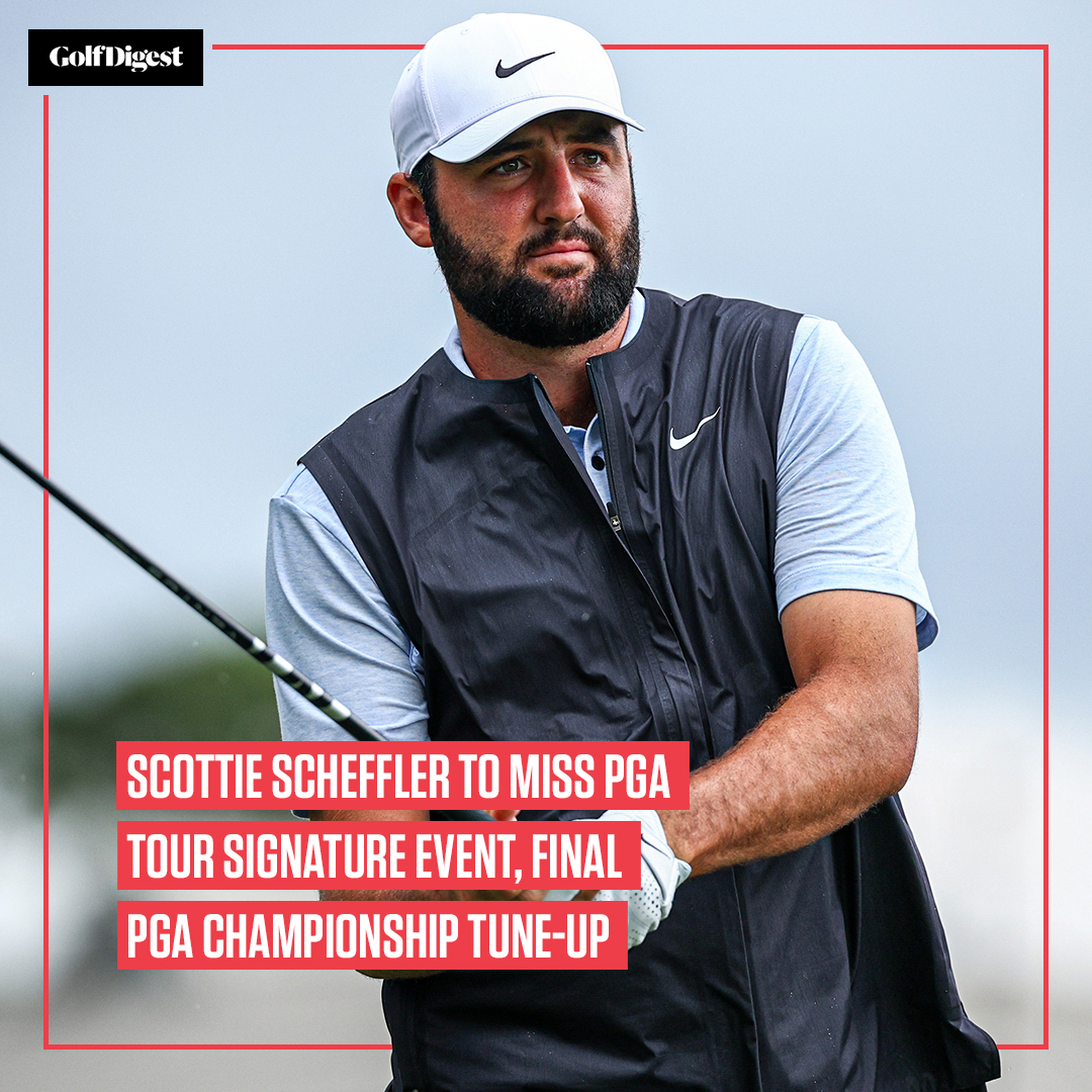 The World No. 1 will not tee it up at the Wells Fargo Championship. Full story: glfdig.st/UI9i50Rws7L