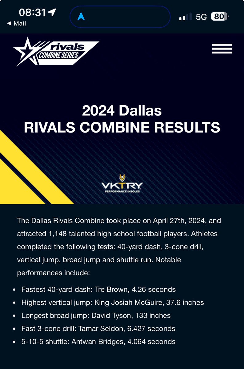 Ran the fastest cone drill at rivals 👀‼️
<a href="/on3/"></a> <a href="/On3Recruits/">Follow <a href="/Rivals/">Rivals</a></a> @Rivals <a href="/RivalsCamp/">Rivals Camp Series</a> <a href="/ChadSimmons_/">ChadSimmons</a>
<a href="/Jason_Howell/">Jason Howell</a> <a href="/247Sports/">247Sports</a> <a href="/TheUCReport/">Billy Tucker</a> <a href="/_colepatterson/">Cole Patterson</a> <a href="/_EliteProspects/">🚨Elite Prospects🚨</a> <a href="/RecruitTheHerd/">Marshall FB Recruiting</a> <a href="/247Hudson/">Hudson Standish</a> <a href="/PlanoEastFB/">Plano East Football</a> <a href="/MikeRoach247/">Mike Roach</a> <a href="/On3USC/">WeAreSC</a> <a href="/ncsa/">NCSA College Recruiting</a>