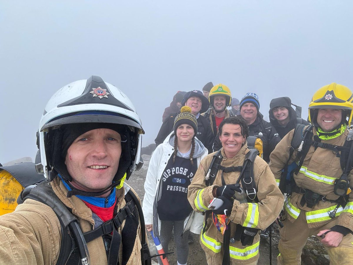 We’ve made it to the top of Yr Wyddfa (Snowdon) and we are now on our way back down. 🥵😁

Thank you to everyone who has donated and sent messages of support. 

Still time to donate 👉 orlo.uk/0fLtQ