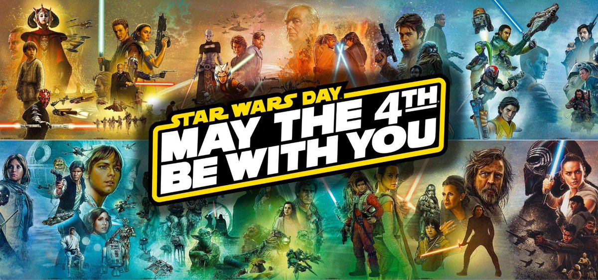 TheSWU's tweet photo. #MayTheFourthBeWithYou from all of us at the #SWUNetwork! ✨
How are you celebrating #StarWarsDay? 🎉 https://t.co/RfEerWjB8p
