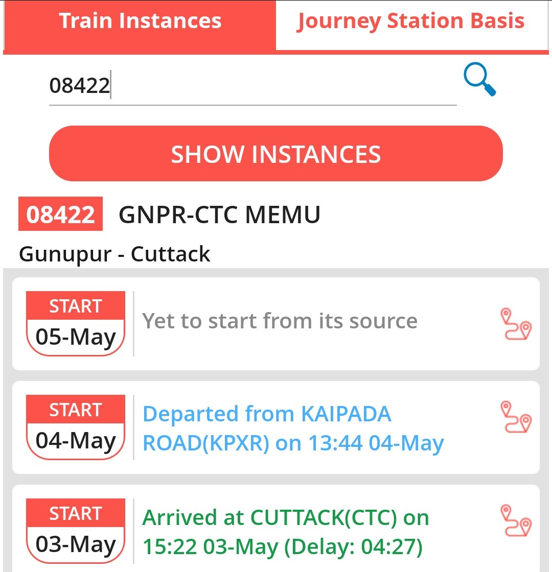 ParalaRail's tweet photo. #CTC_GNPR Memu(08421/2) always running late from BBS-BAM then PSA-PLH everyday
#Why train was controlled from BBS to BAM,timing should maintain for Memu
#GNPR CTC memu should start early than GNPR Puri,as speed of tracks increased
@RailMinIndia
@DRMKhurdaRoad
@DRMWaltairECoR https://t.co/6gbA1iRO75