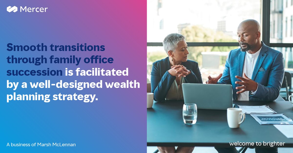 Succession is one of the most important phases a #familyoffice will go through. These transitional periods can be complex, blending family dynamics, #wealth transfer and the re-alignment of #investment objectives.  bit.ly/4drzjy1