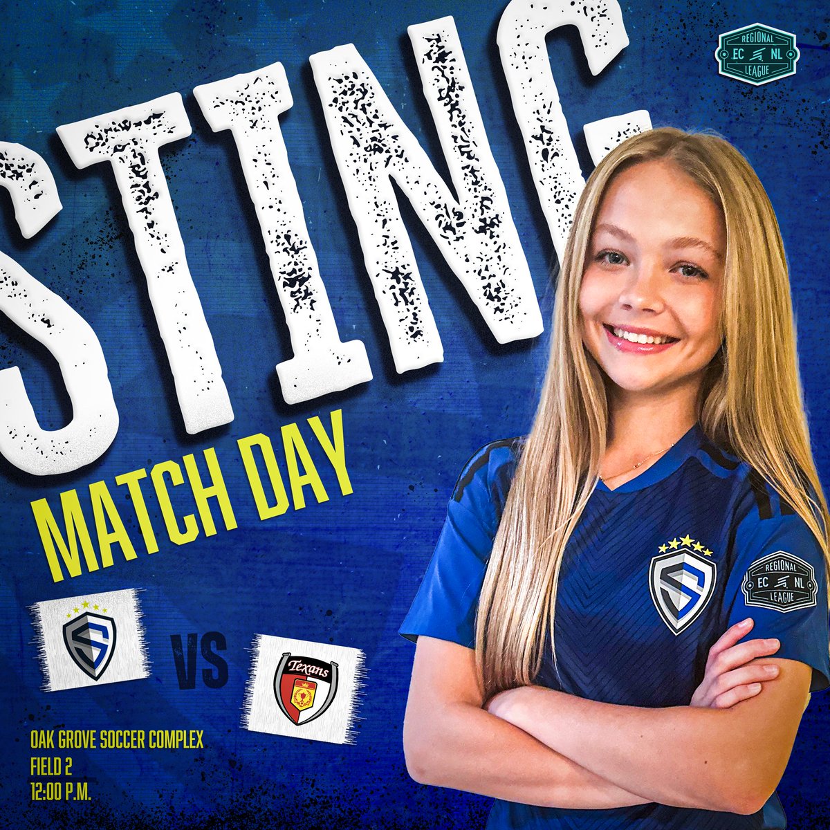 StingRLNTX07's tweet photo. Rise and shine! It's Match Day! Come watch us take on the Dallas Texans!
🆚: Dallas Texans ECNL RL NTX Red G07
⌚️: 12 pm
📍: Oak Grove Soccer Complex
@Stingsoccerclub
#clubsoccer #collegesoccerrecruiting #ecrlgirls #ecrl #ecrlntx #teamplatts #ecnlgirls #wearesting https://t.co/5QKiDzIVHQ