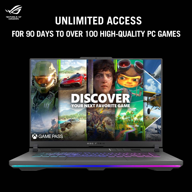 ASUS_ROG_IN's tweet photo. 🚀 Ignite the future with the ROG Strix G16 2024 laptop, powered by the latest 14th Gen Intel Core Processors. 

Feel the surge of #BoundlessPower as you dive into limitless possibilities!

#ROGIndia #ROGStrixG162024