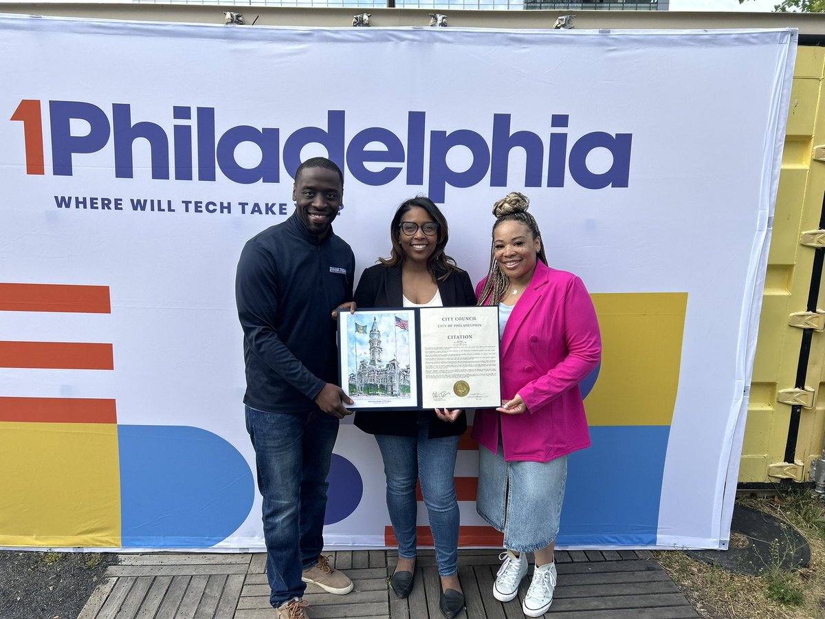 Philly Tech Week started 🔥 I was happy to help kick off @PhillyTechWeek with @ChillMoody and @djdiamondkuts! It’s going to be great week of events focused on growing our city as a tech and gaming hub! #PTW2024