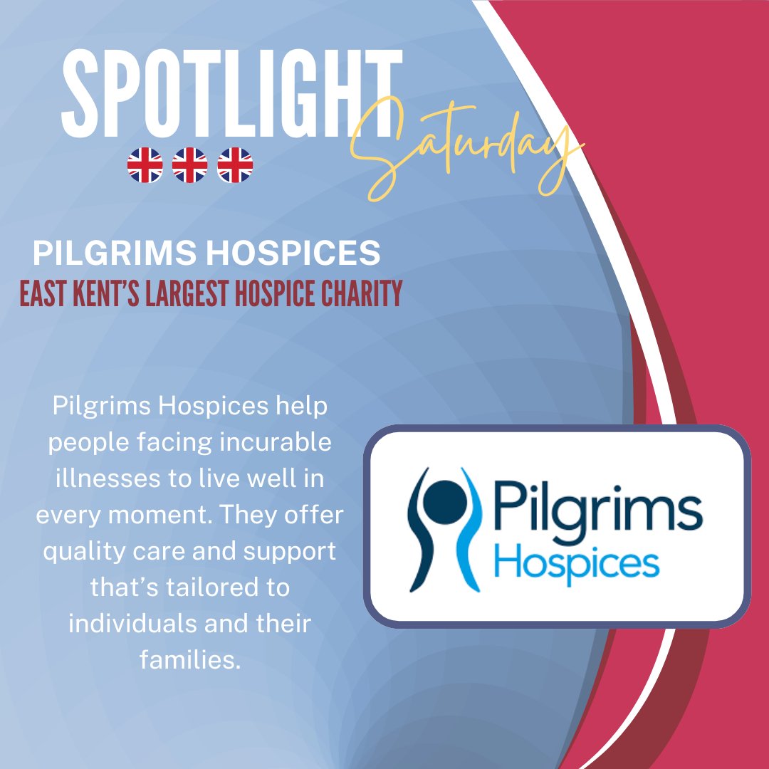✨ Spotlight Saturday: UK Edition ✨ @PilgrimsHospice know how challenging it can be when you're seriously ill so they are there every step of the way with expert care and guidance!