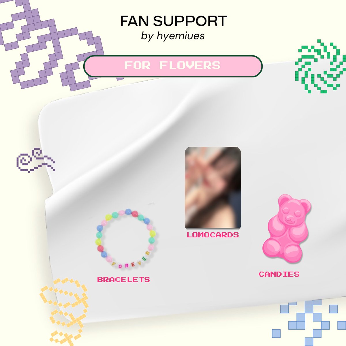 🍀 fromis_9 fan support
by hyemiues 👾

may 11, 2024 @ luneta
🔊  like, rt, & follow (optional)

open for trades ♡
#KWaveMusicFestival #KWAVEPH