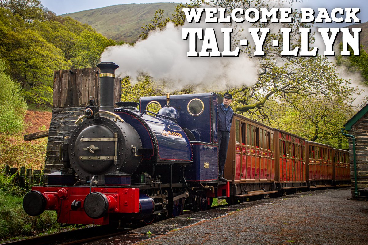 We're absolutely delighted to welcome our very own No.1, 'Talyllyn', back into service - hauling her first passenger train since 2018 this morning! The overhaul has been an amazing achievement & we cannot thank the staff & volunteers involved enough. Doesn't she look gorgeous?