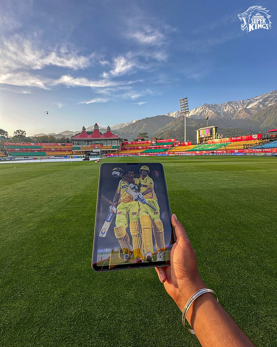 This Moment. 
This Place. 
ICONIC! 🏔️🦁

#WhistlePodu #Yellove 🦁💛